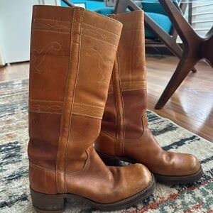 Vintage Frye campus boots 7.5